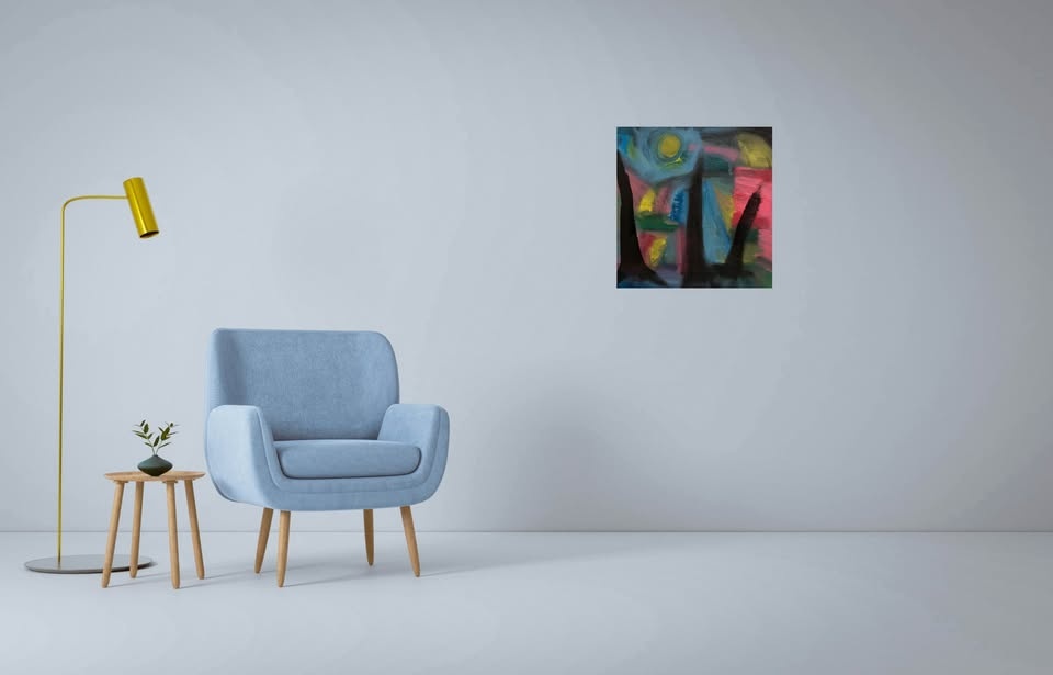 Original Abstract oil painting by Lorenzo Dolce. Oil on canvas 1 - photo 2