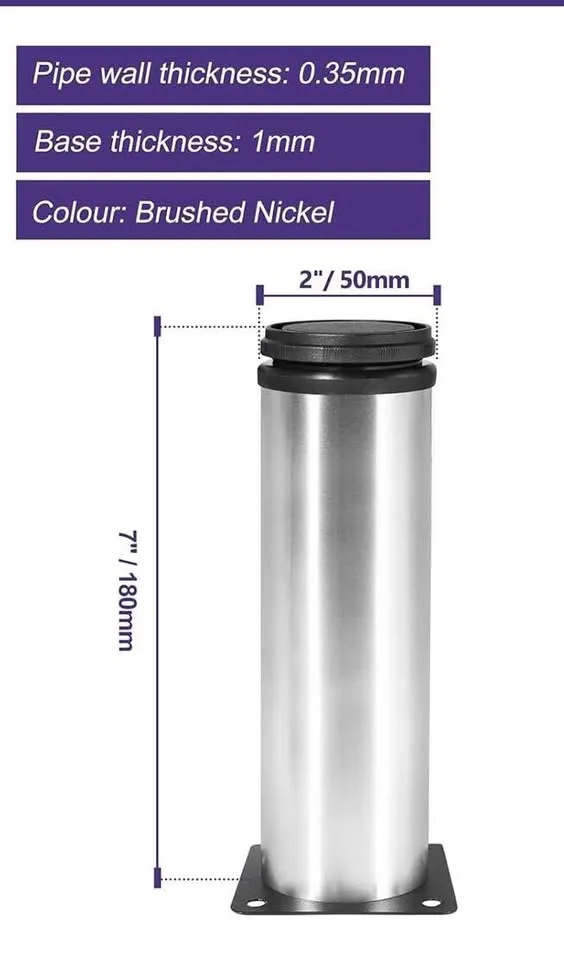 7 Inch Metal Furniture Legs image indicator(4)
