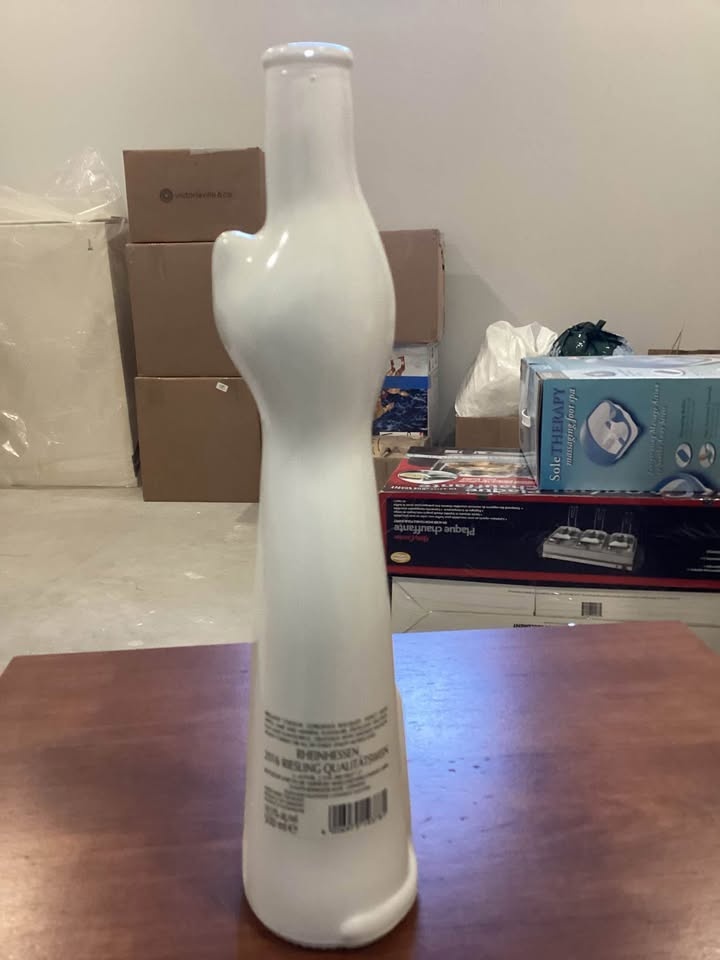 Moselland Cat Collection Wine Bottle Empty - Blue & White - photo 4