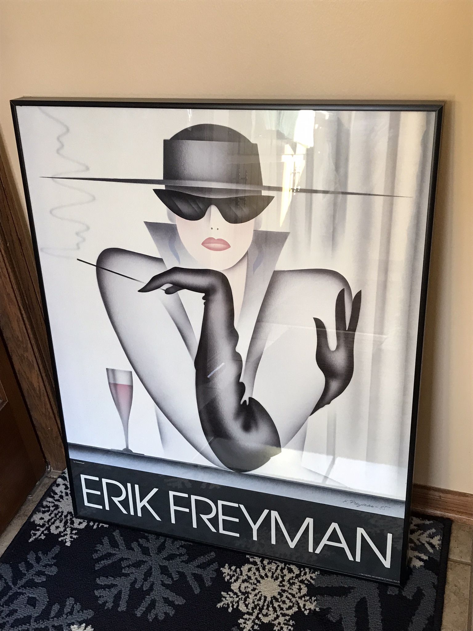 Erik Freyman "La Mysterieuse" Poster - 1985