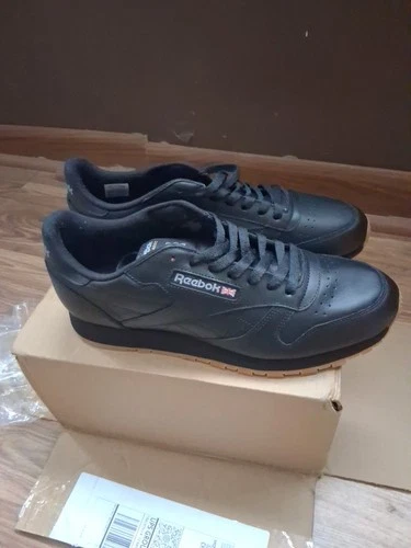 Mens Reebok Classic Leather Black Gum