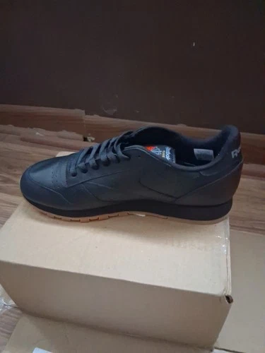 Mens Reebok Classic Leather Black Gum - photo 4