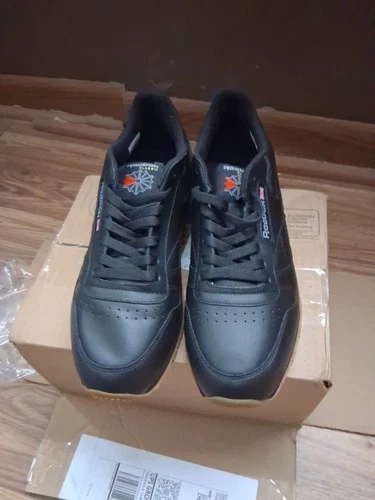 Mens Reebok Classic Leather Black Gum - photo 5