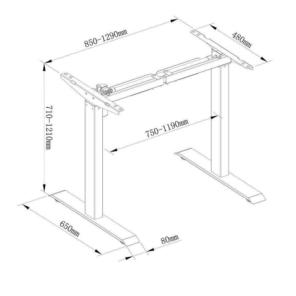 Electric Sit-Stand Desk Frame - PrimeCables® - photo 2
