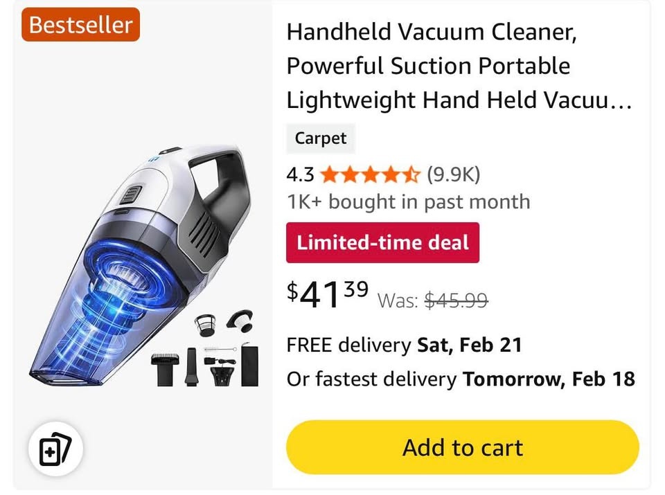 Handheld Vacuum Cleaner - wireless - photo 2