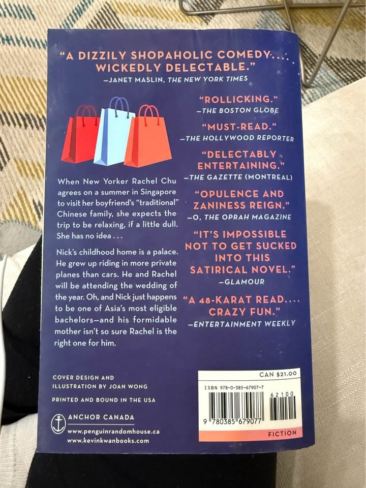 Crazy Rich Asians Book - photo 2