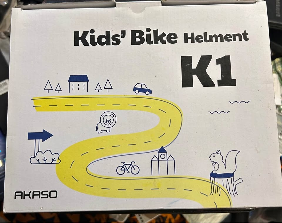 Kids Bike Helmet - Black, Size M