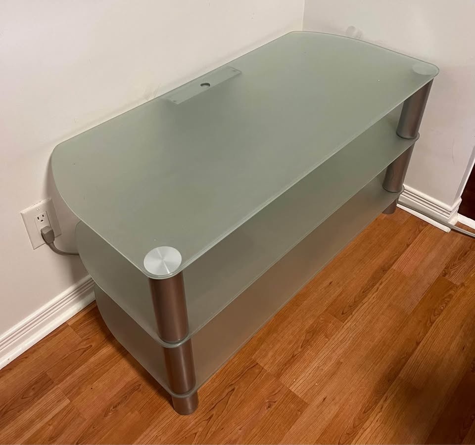 Tempered Glass TV Stand