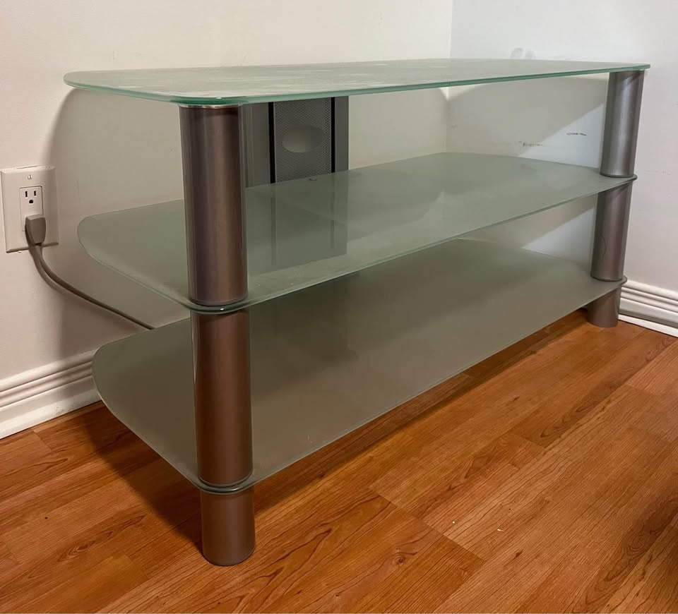 Tempered Glass TV Stand - photo 2