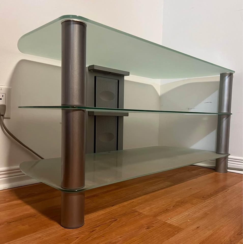 Tempered Glass TV Stand - photo 3
