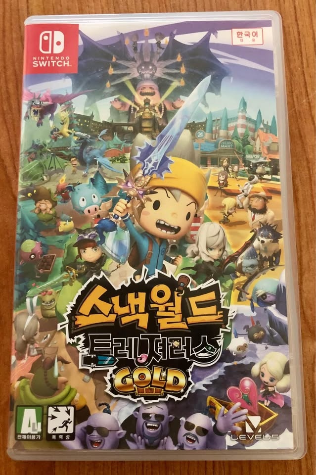 Korean Nintendo Switch Game - Snack World: Treajarers Gold (CIB)