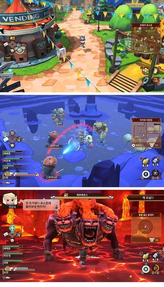 Korean Nintendo Switch Game - Snack World: Treajarers Gold (CIB) - photo 2