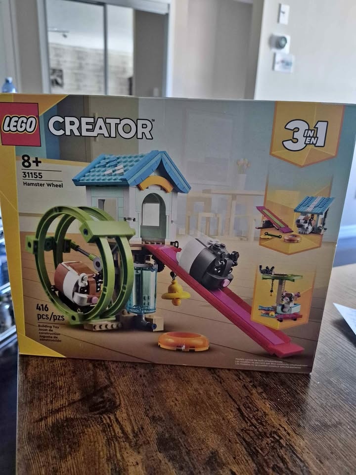 Brand New Lego Creator Hamster Wheel 3-in-1 (Cat & Dog)