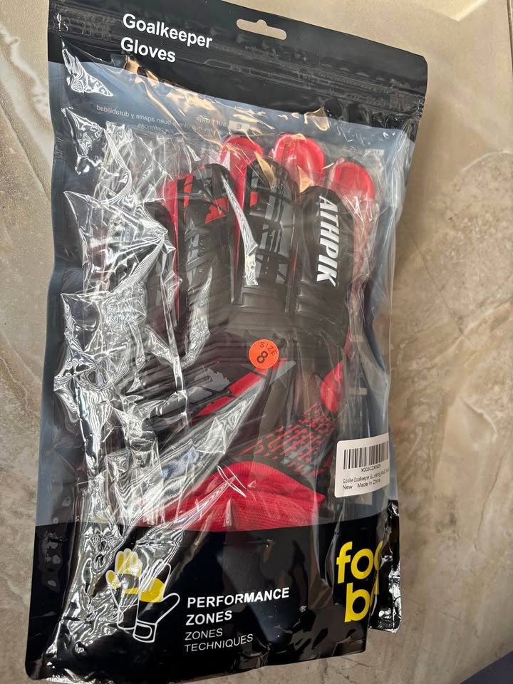 BRAND NEW ATHPIK Goalie Goalkeeper Gloves Size 8