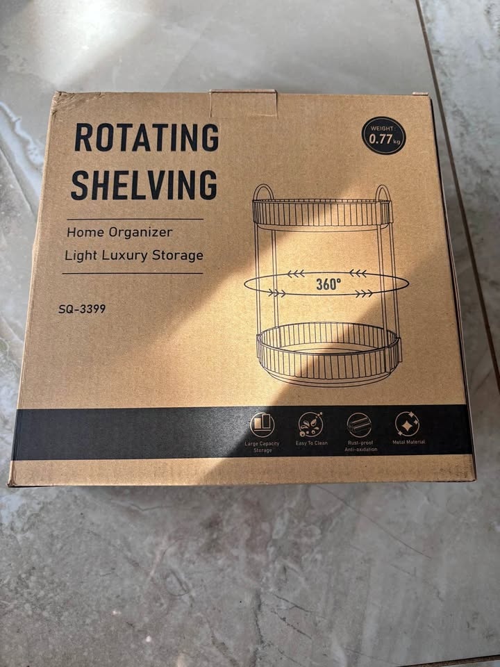 BRAND NEW Rotating Makeup Organizer, 2 Tier