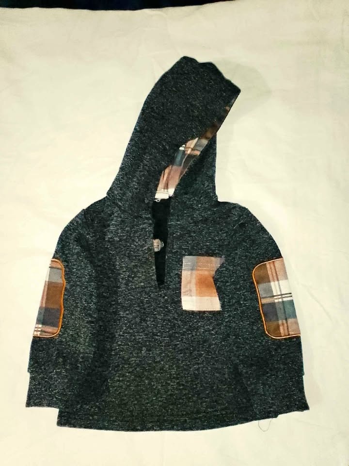 Kids Plaid Hoodie & Joggers Set 12M