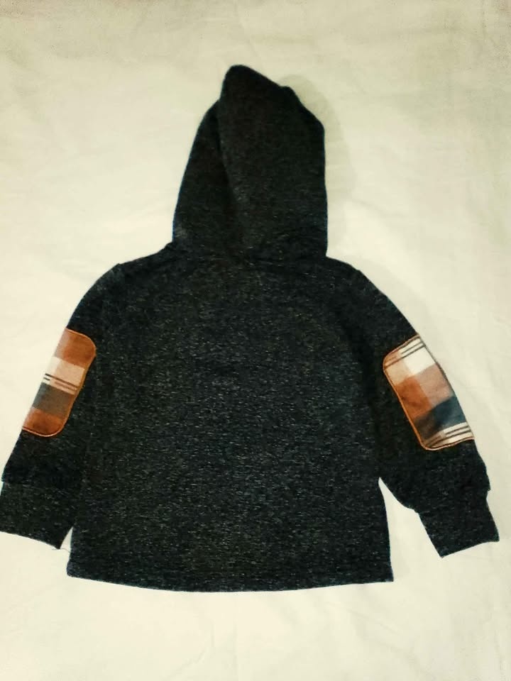 Kids Plaid Hoodie & Joggers Set 12M - photo 2