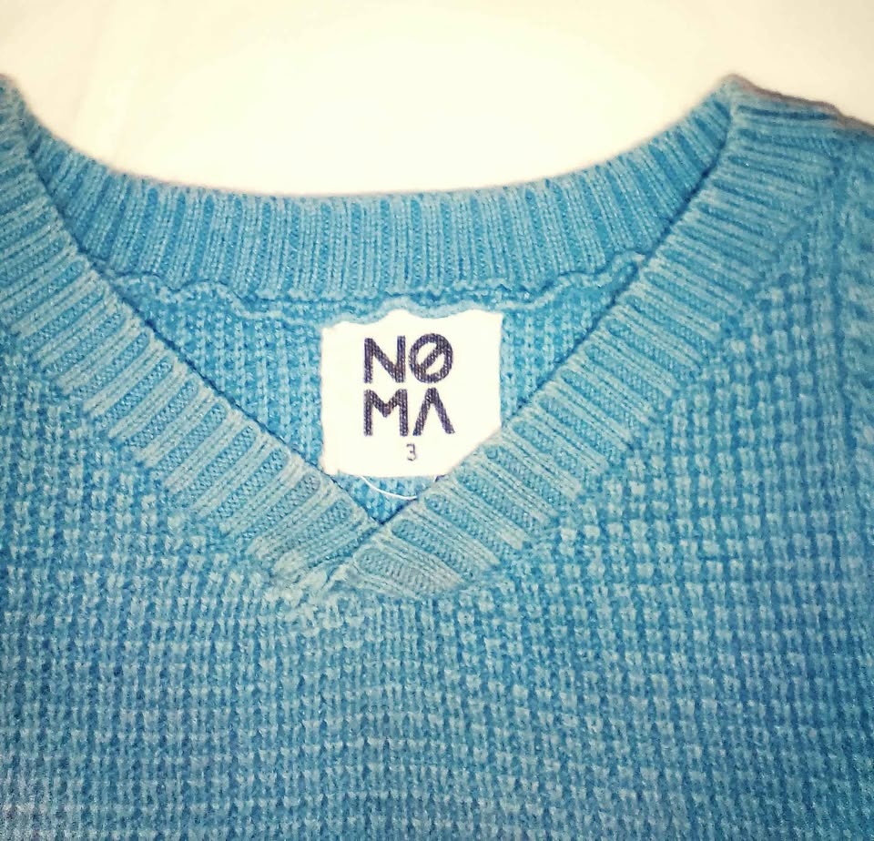 NOMA Teal Waffle Knit Short Sleeve Top Size 3 - photo 4