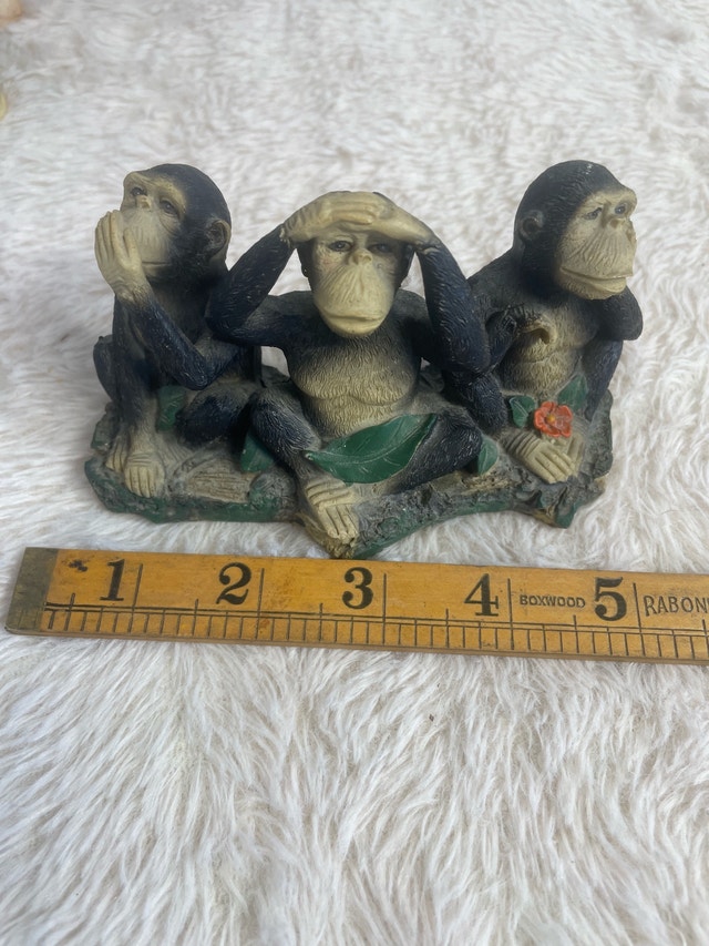 Vintage Polyresin Ceramic Animal Sculpture Collection - photo 2