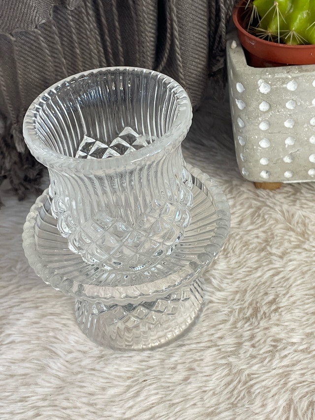 Vintage Partylite Williamsburg Crystal Candle Holder