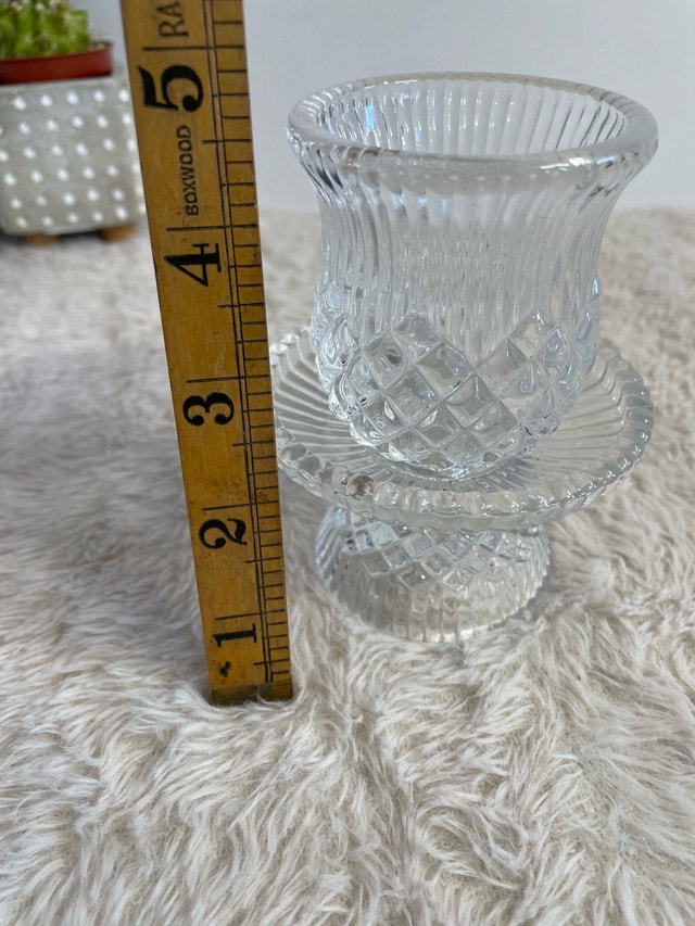 Vintage Partylite Williamsburg Crystal Candle Holder - photo 2
