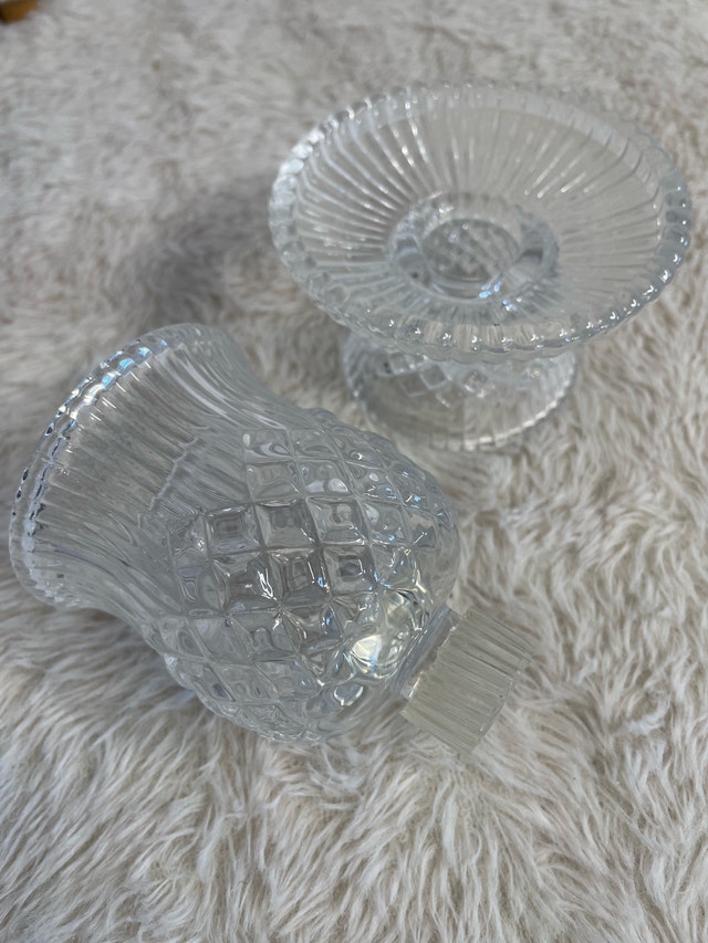 Vintage Partylite Williamsburg Crystal Candle Holder - photo 5