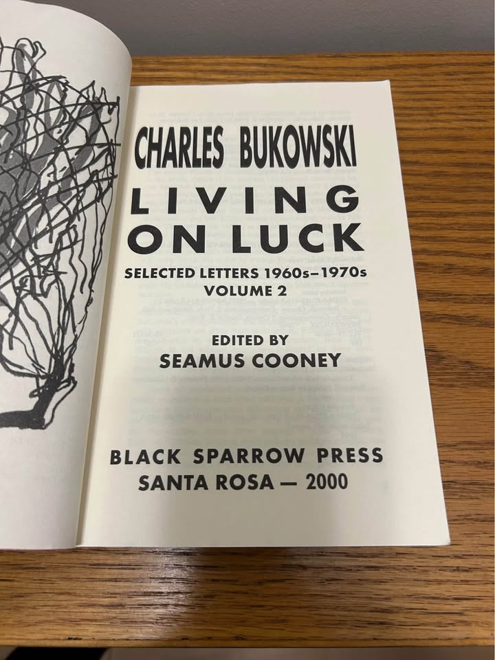 Living on Luck - Charles Bukowski - photo 2
