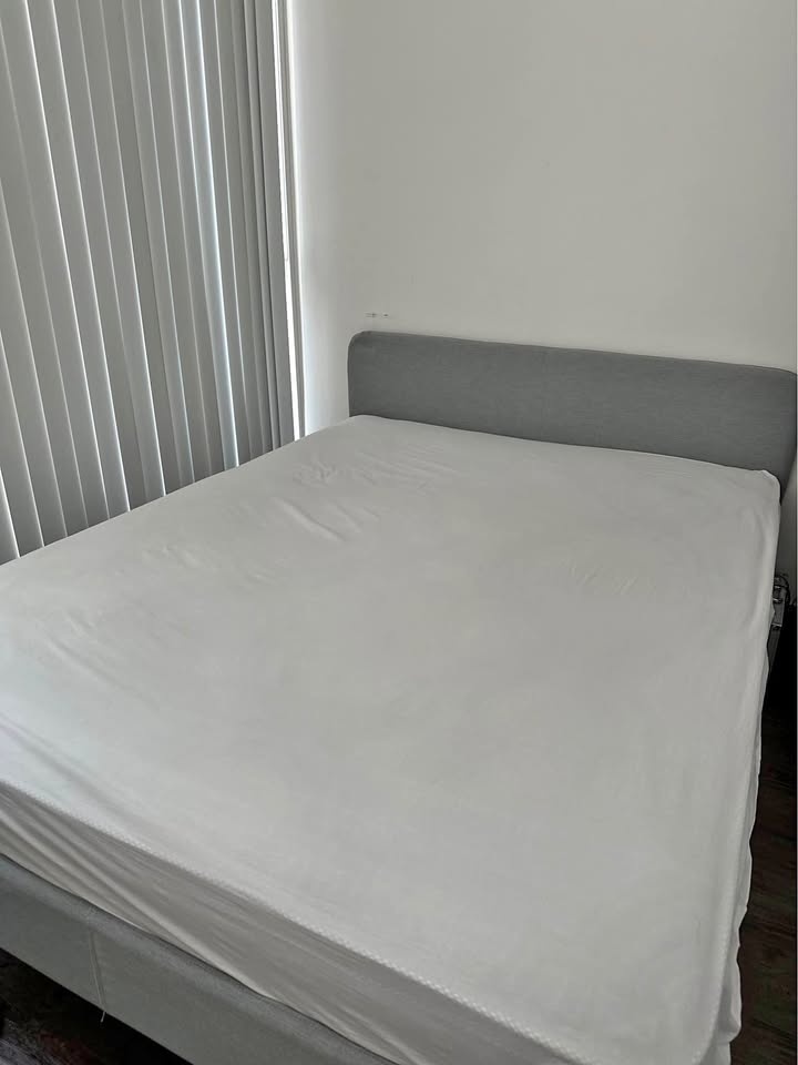Queen Bed Frame + Mattress for Sale - Midtown Toronto