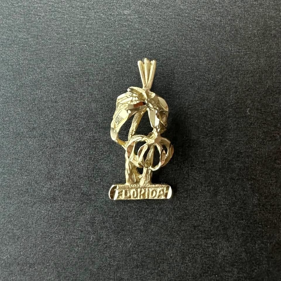 1984 14K Gold Florida Pendant