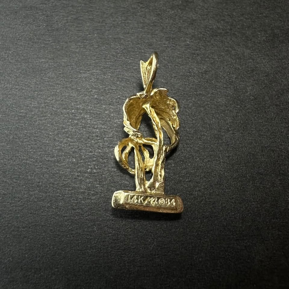 1984 14K Gold Florida Pendant - photo 2