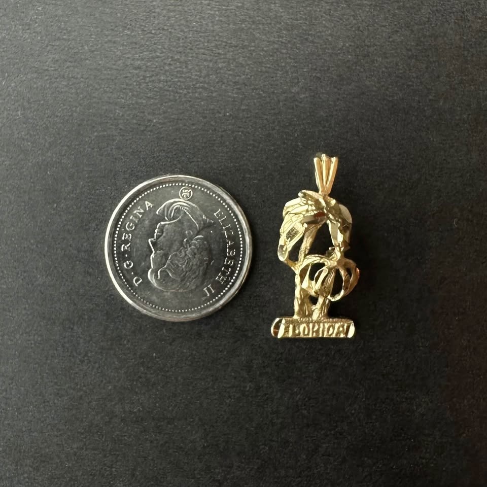 1984 14K Gold Florida Pendant - photo 3