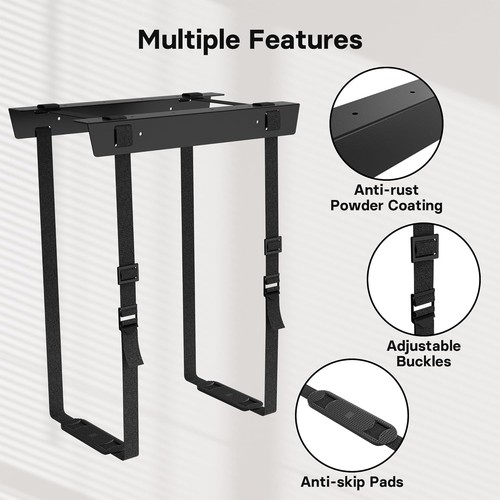 BONTEC Under Desk PC Mount with Adjustable Straps - photo 4