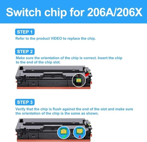 LCL Compatible Toner Cartridge for HP 206A 206X W2110A W2110X (B - photo 3