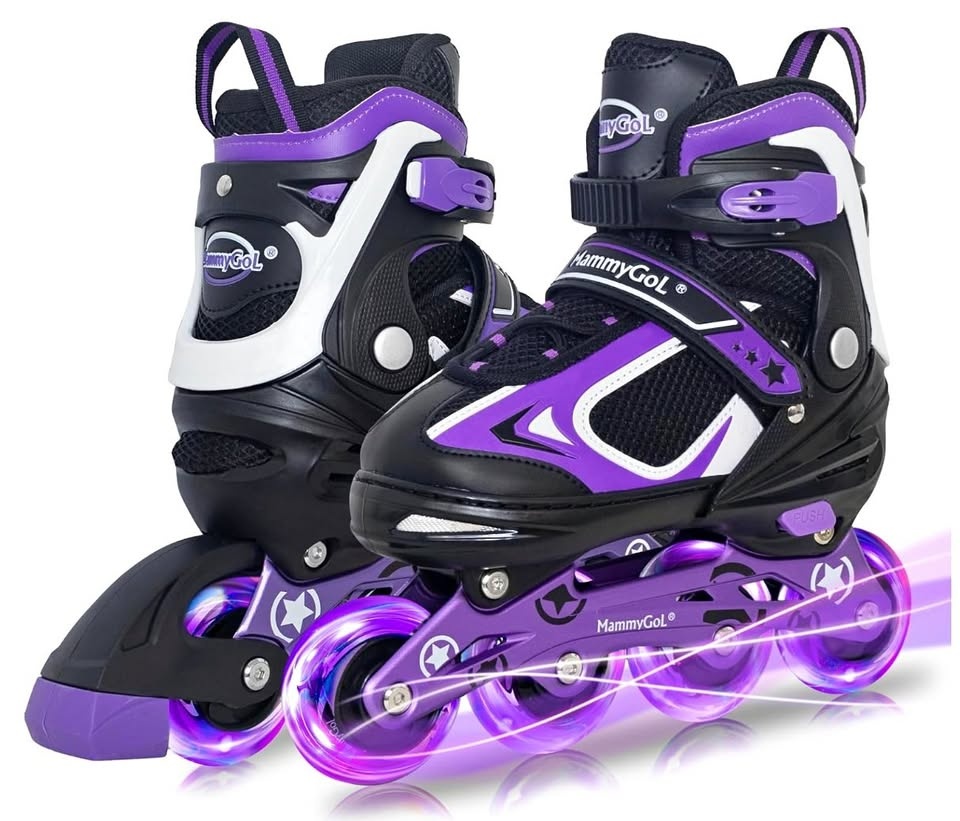 MammyGol Kids Inline Skates with Light-Up Wheels
