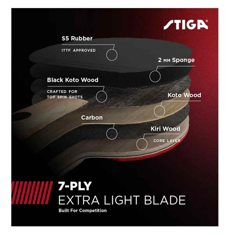 Brand New | STIGA Pro carbon table tennis racket - photo 3
