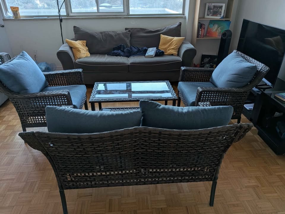 Indoor/ Outdoor/ Balcony Set with Coffee Table - photo 3