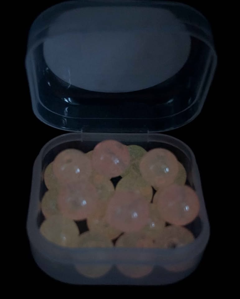 Pink Phantom Glow Beads for Steelhead Fishing - photo 3