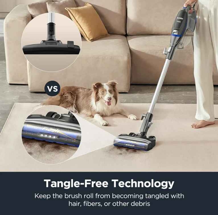 Eureka Flash Anti-Tangle Corded Stick Vacuum – ONLY $80 - photo 3