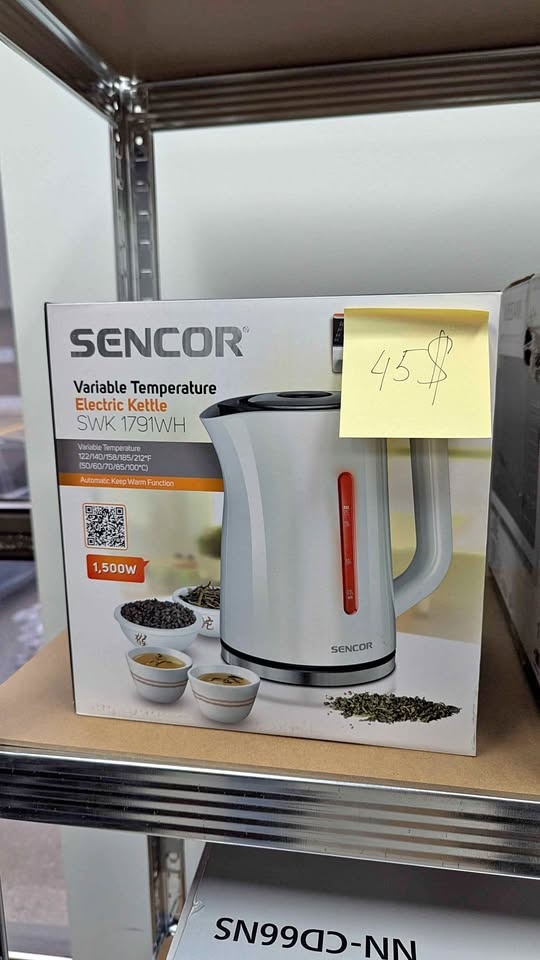 🔥 25% OFF – Brand New SENCOR Variable Temp Electric Kettle 🔥