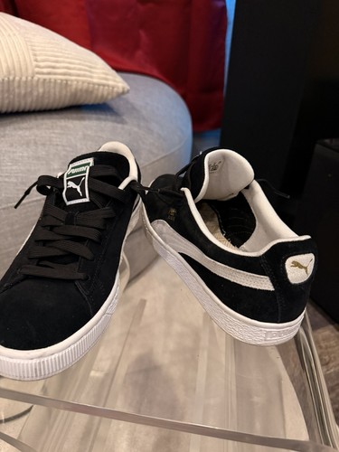 Puma Men Sneakers Size 9 Black Suede Classic Lace Up Low Top - photo 4