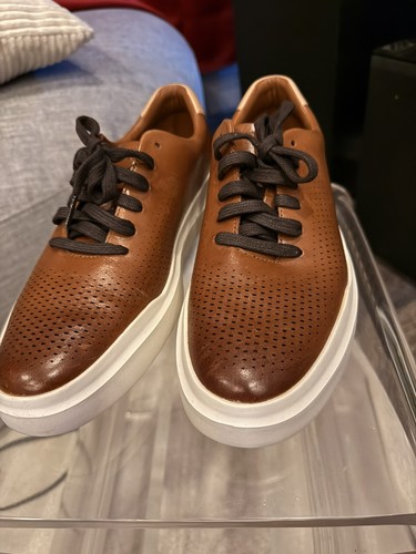 Cole Haan Men's Grand Pro Sneakers Brown Leather, Size 9M