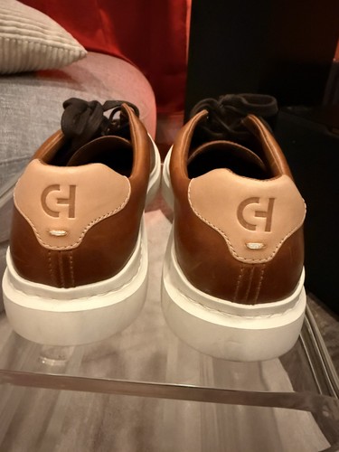 Cole Haan Men's Grand Pro Sneakers Brown Leather, Size 9M - photo 3