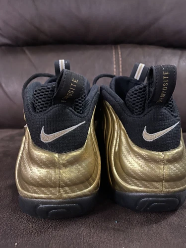Nike Air Foamposite Pro "Metallic Gold" Shoes Size 9.5 - photo 3