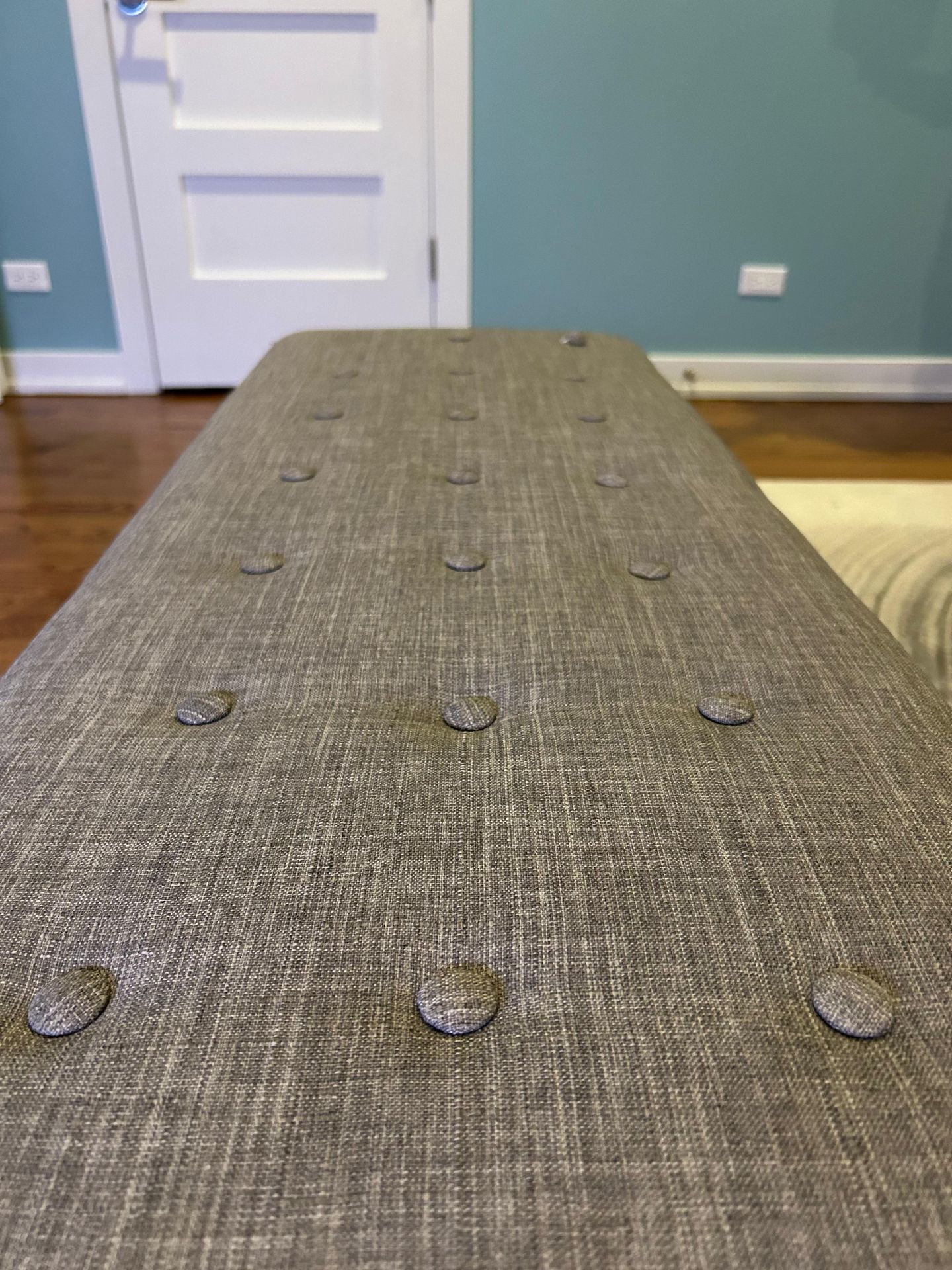 Batel Polyester Upholstered Bench - photo 2