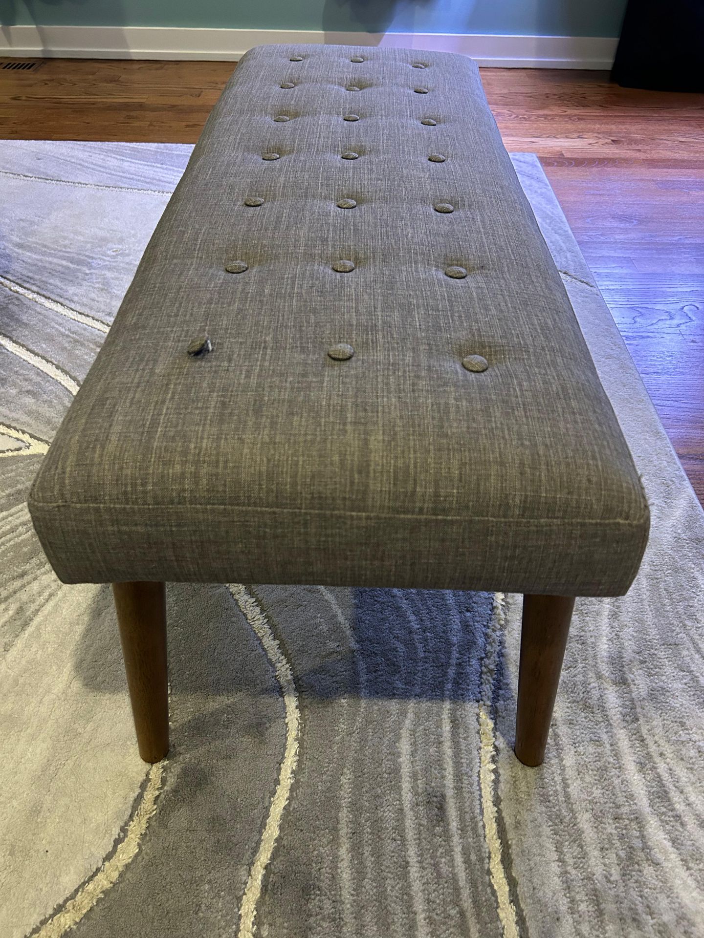 Batel Polyester Upholstered Bench - photo 3