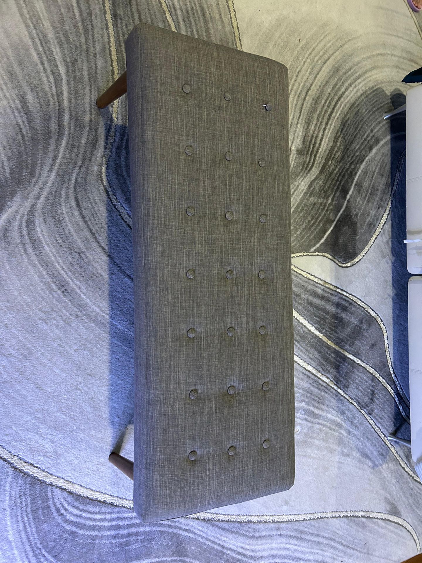 Batel Polyester Upholstered Bench - photo 4