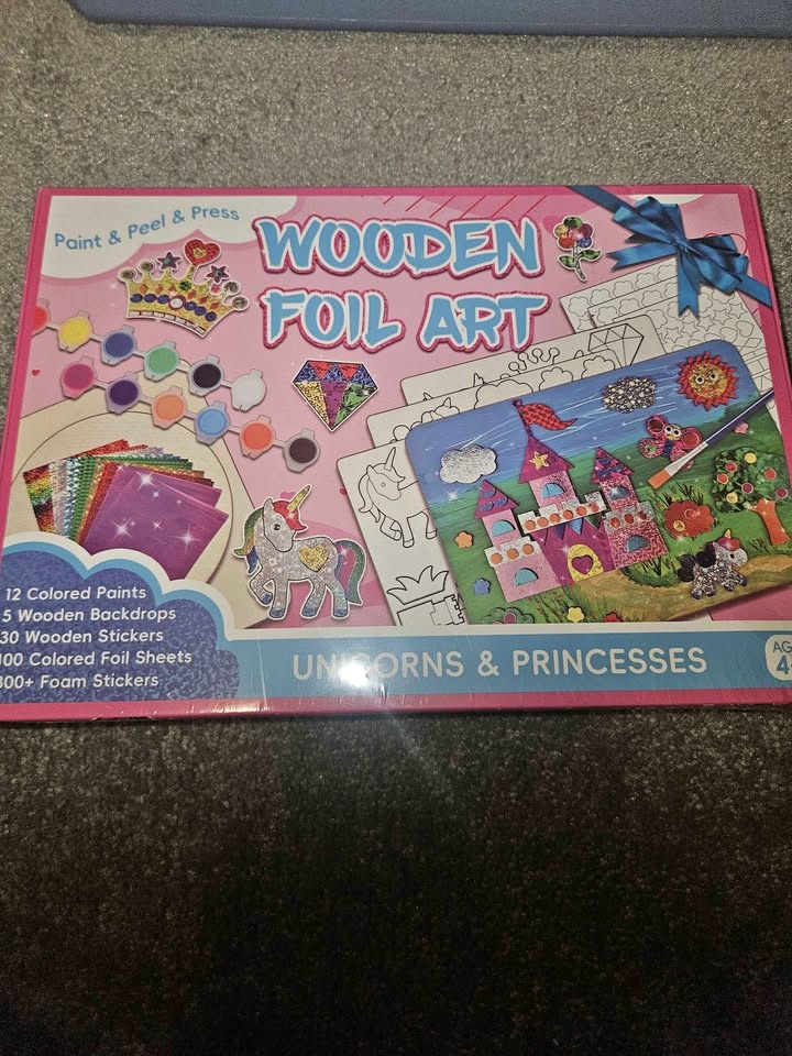Wooden Foil Art Crafts for Kids