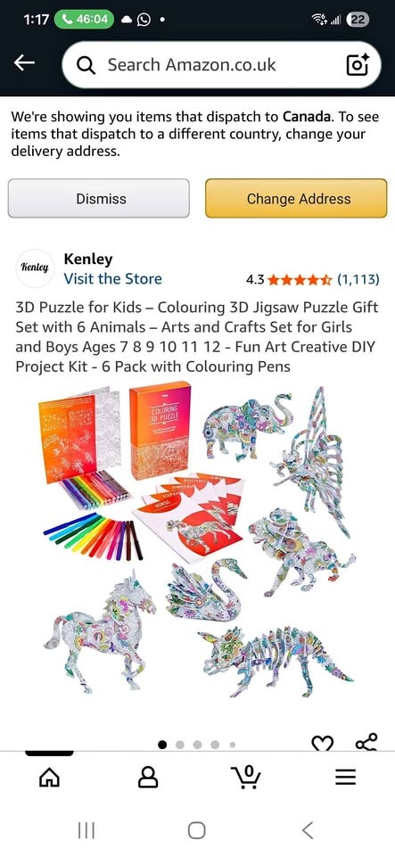 3D Puzzle for Kids - Colouring 3D Jigsaw Puzzle Gift Set