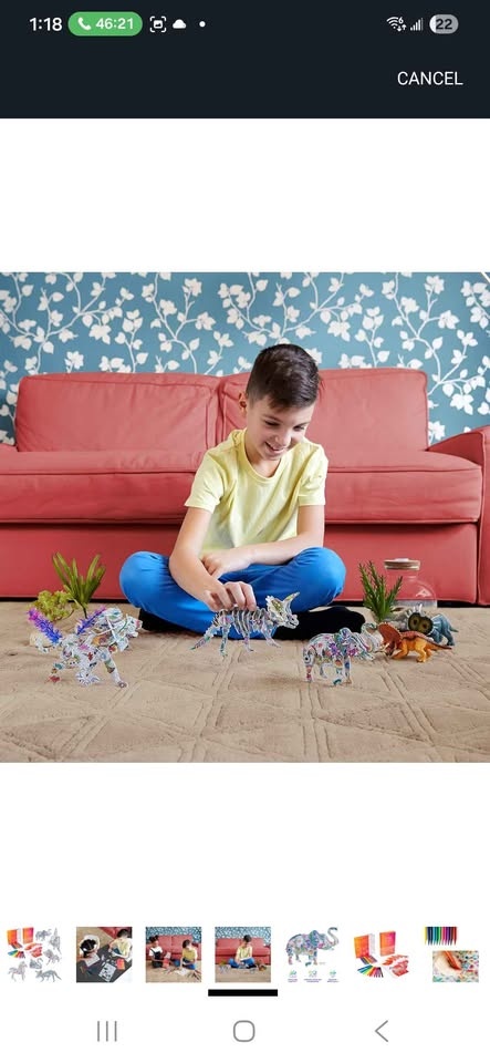3D Puzzle for Kids - Colouring 3D Jigsaw Puzzle Gift Set - photo 5