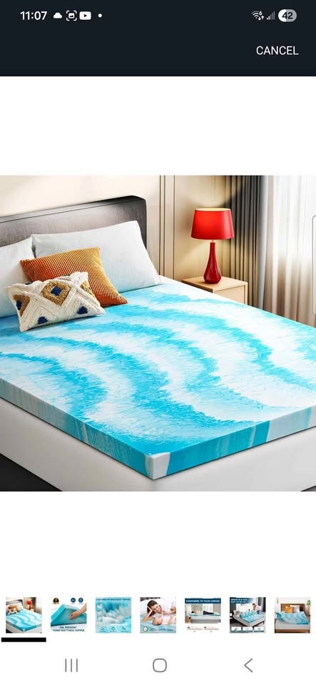 King Mattress Topper New